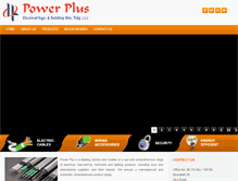 Tablet Screenshot of powerplusuae.com